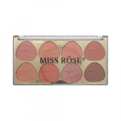 Paleta de Blush 8 Cores - Miss Rôse